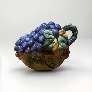 Certified International TUSCANY Oval bowl & Lid, 5" x 8" x 5", Gladding, EUC